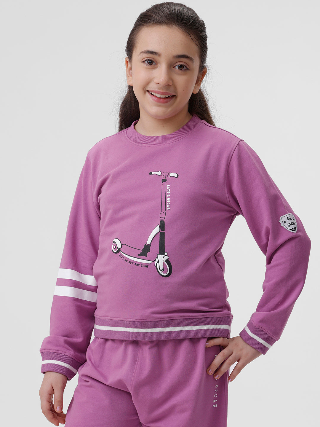 Unisex printed sweatshirt
