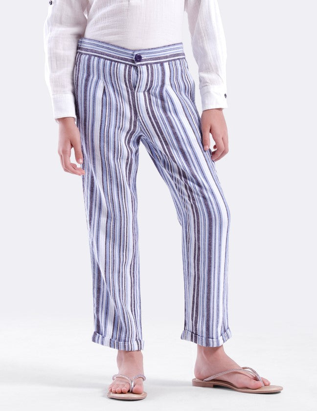 Unisex striped Trouser