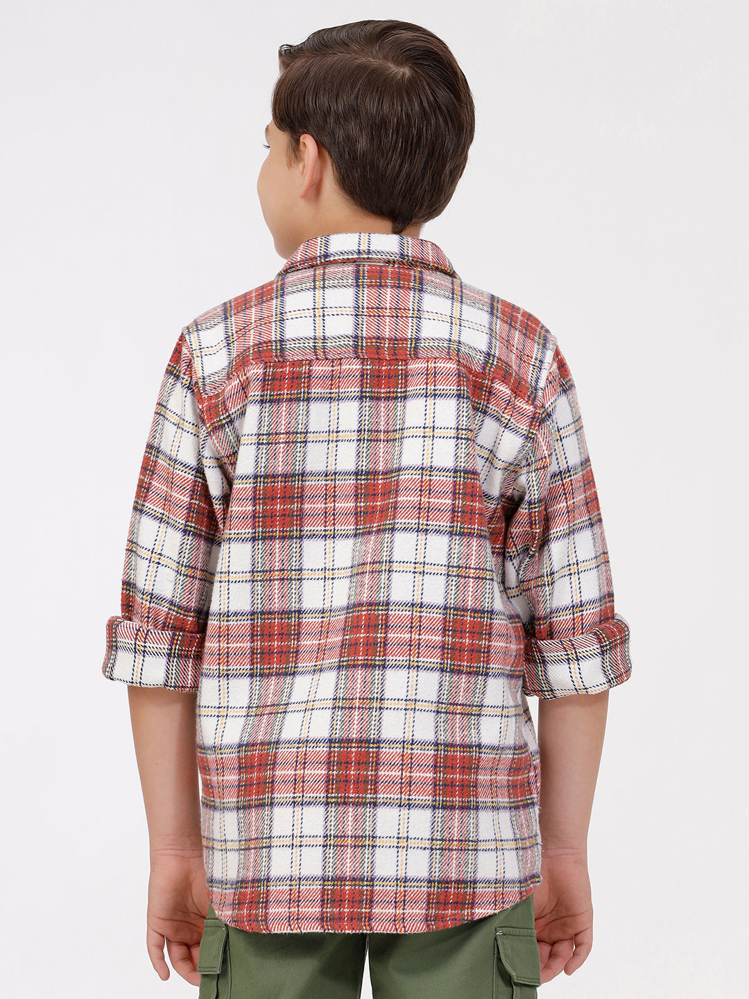 Boys Long Sleeve Check Shirt