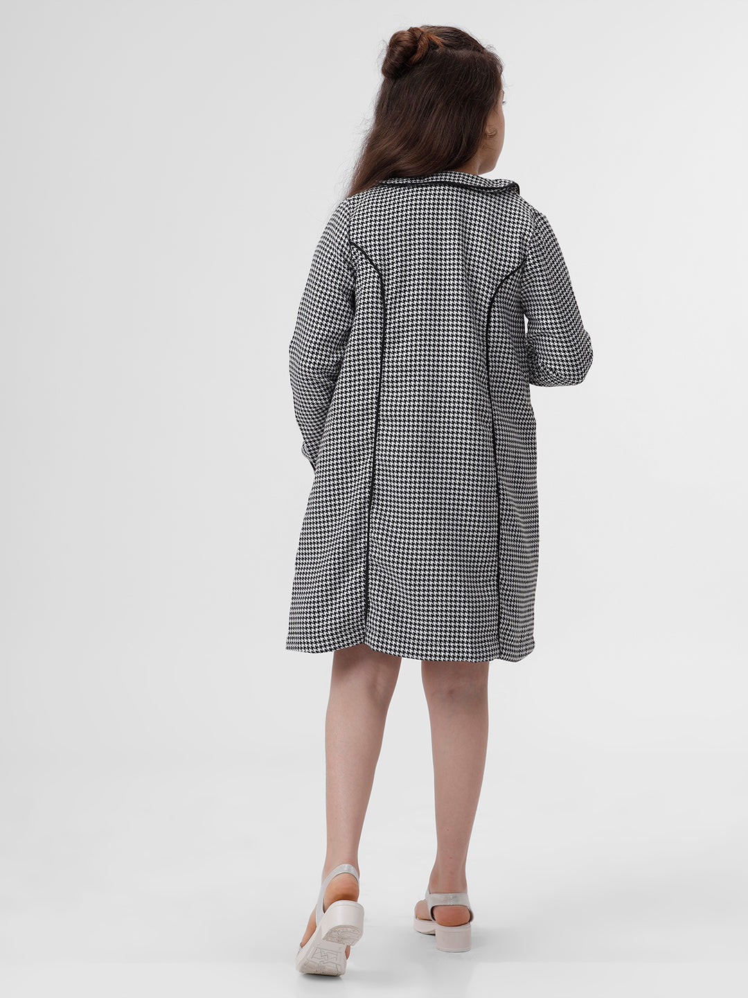 Girls Houndstooth Dress and Jacket set