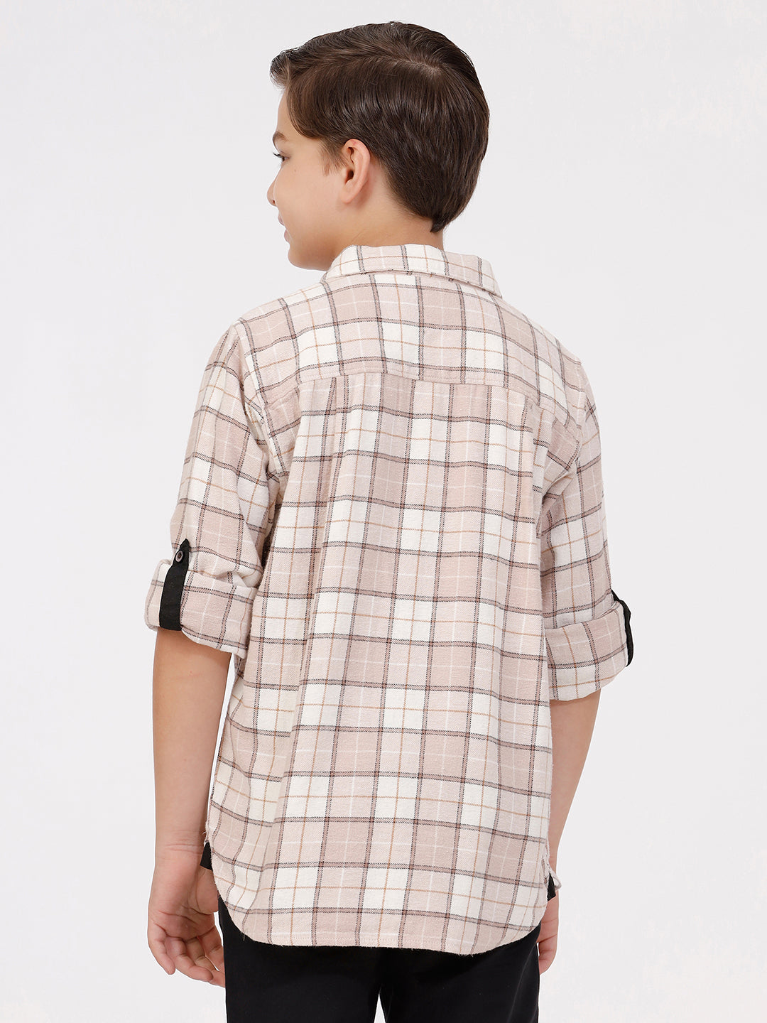 Boys Long Sleeve Check Shirt