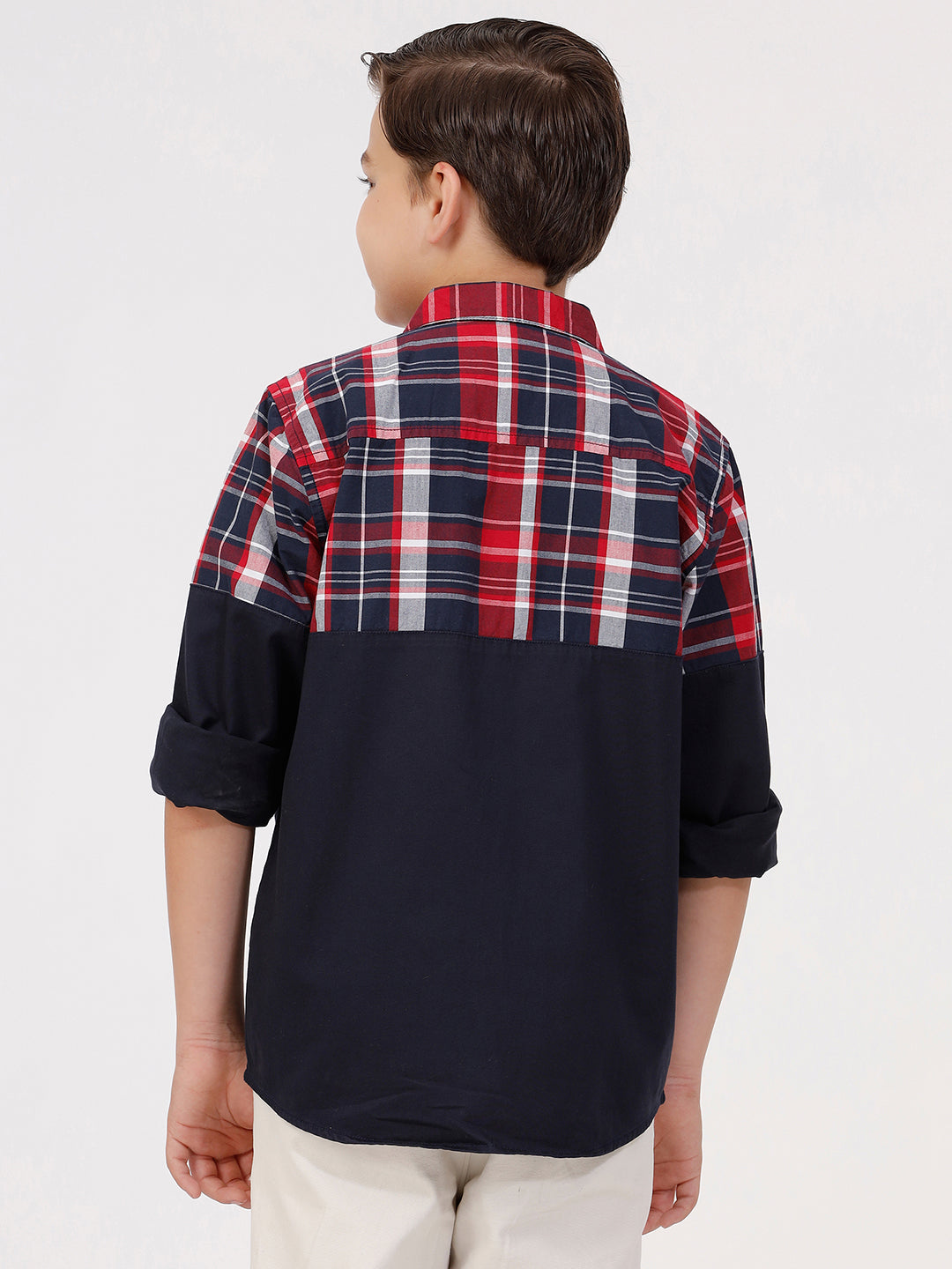 Boys Long Sleeve Cut & Sew Shirt