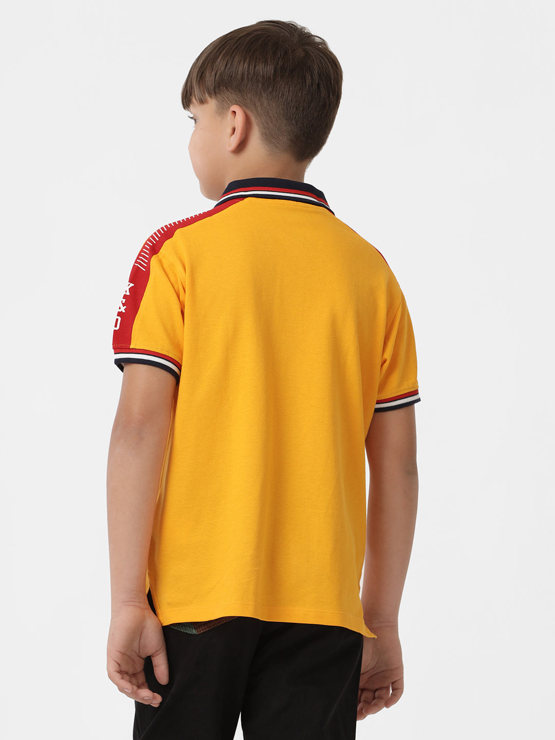 Boys Printed Polo T-shirt