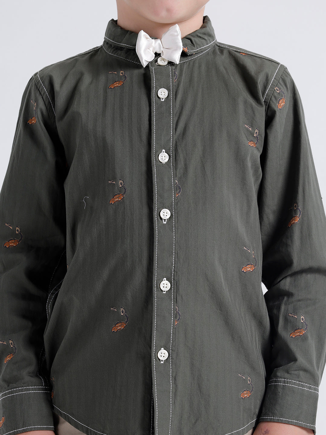 Boys Long sleeve shirt with Bow