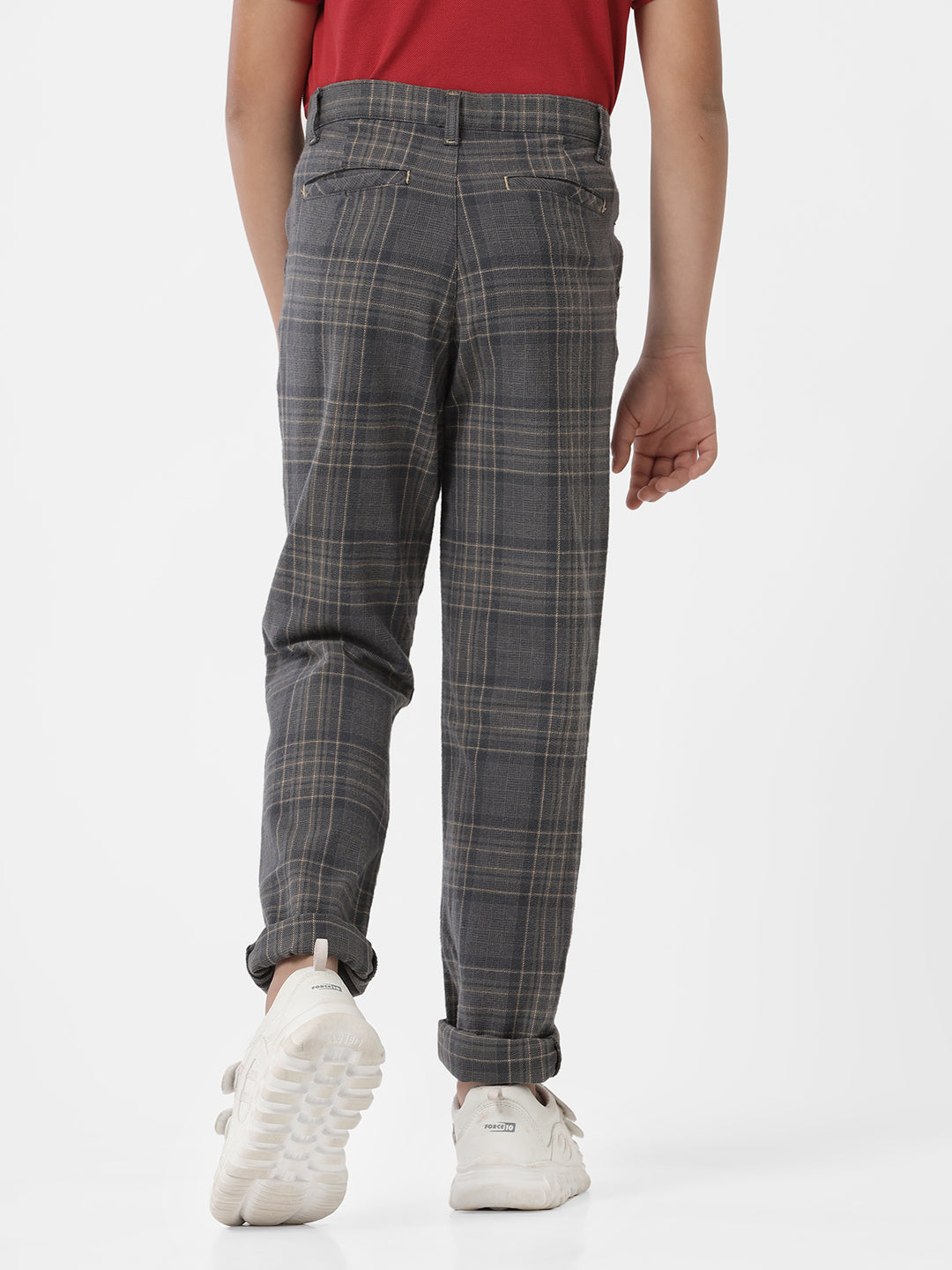 Boys Regular Fit Checks trouser