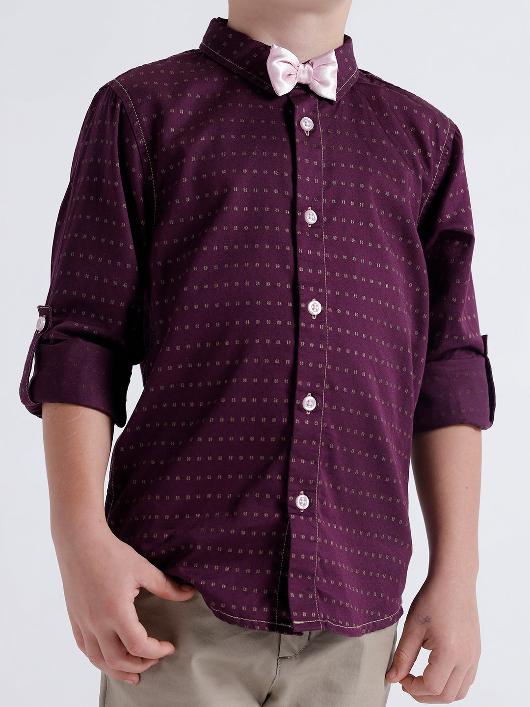 Boys Long sleeve shirt with Bow