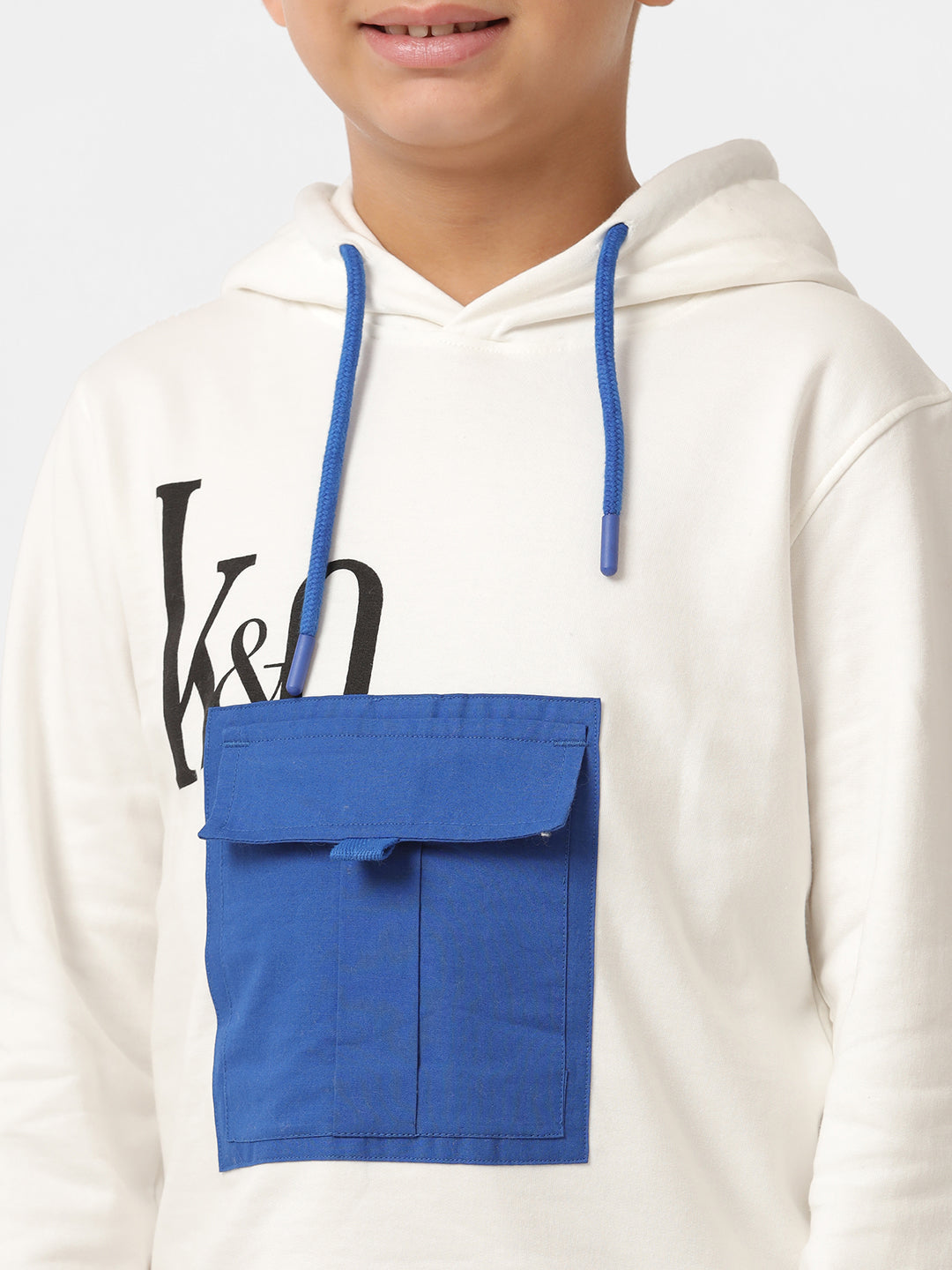 Unisex contrast pocket sweatshirt