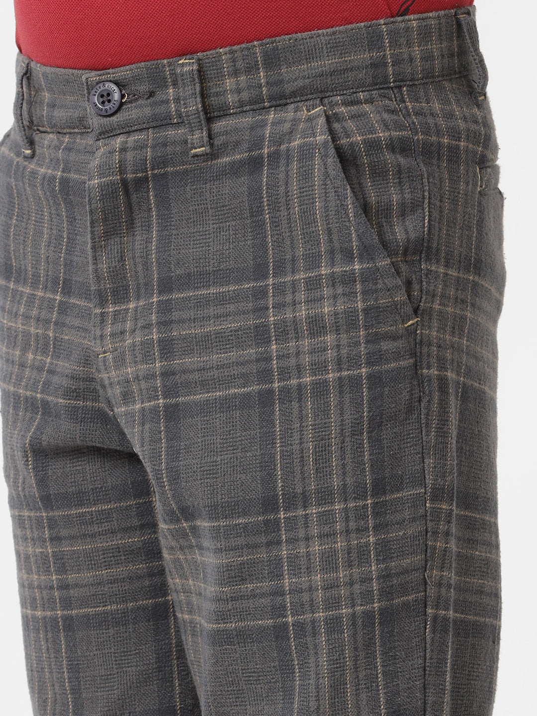 Boys Regular Fit Checks trouser
