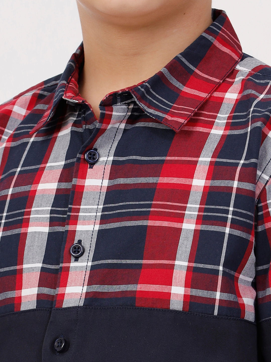 Boys Long Sleeve Cut & Sew Shirt