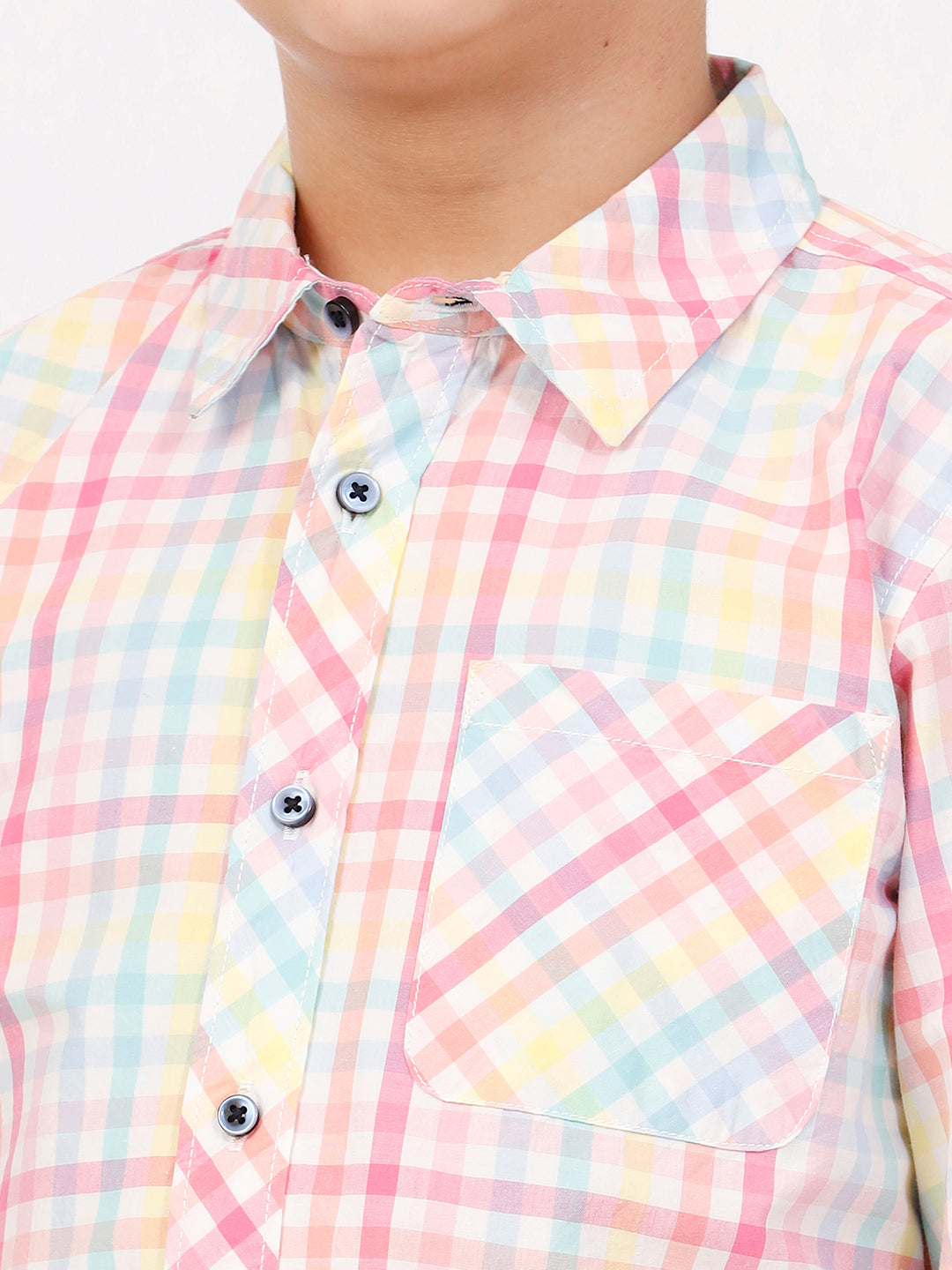 Boys Long Sleeve Shirt with KO print at back