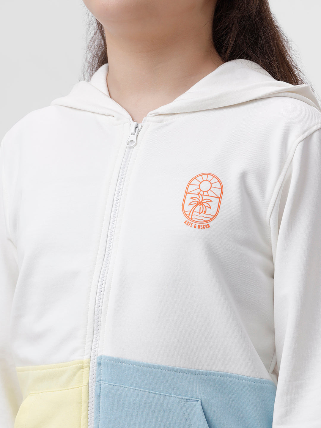 Unisex cut and sew sweatshirt