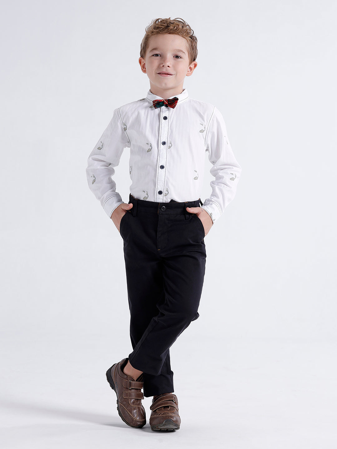 Boys Long sleeve shirt with Bow