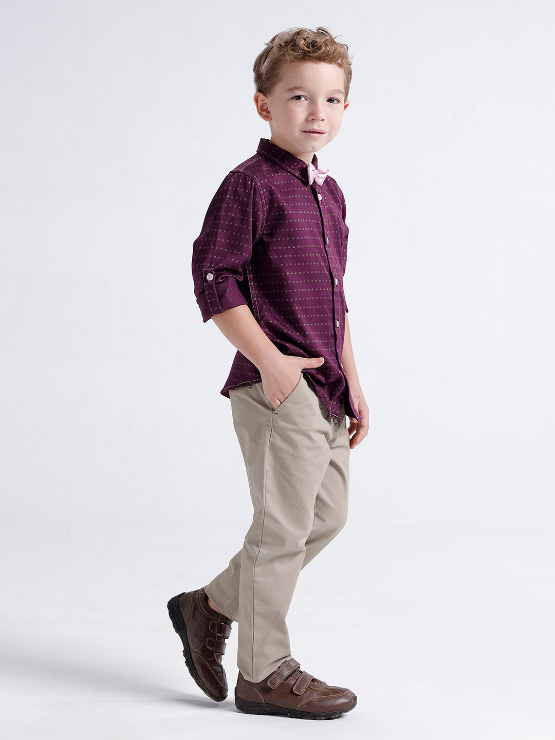 Boys Long sleeve shirt with Bow