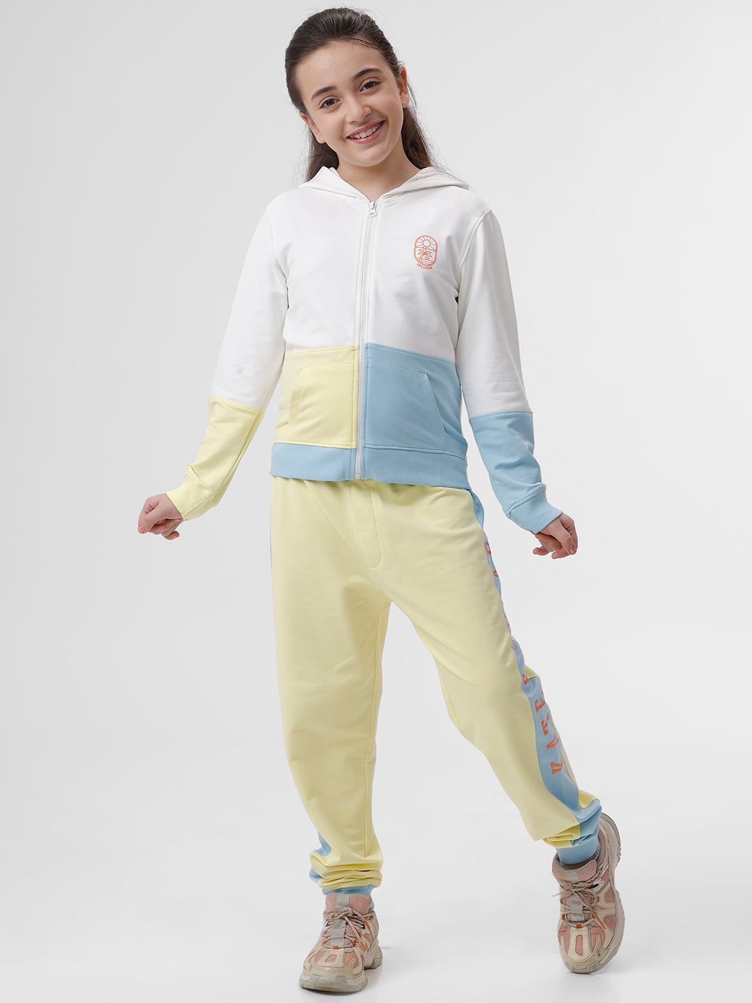 Unisex cut and sew sweatshirt