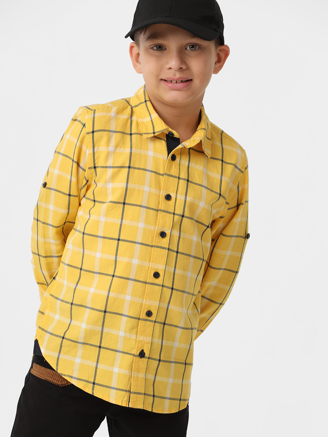 Boys check shirt