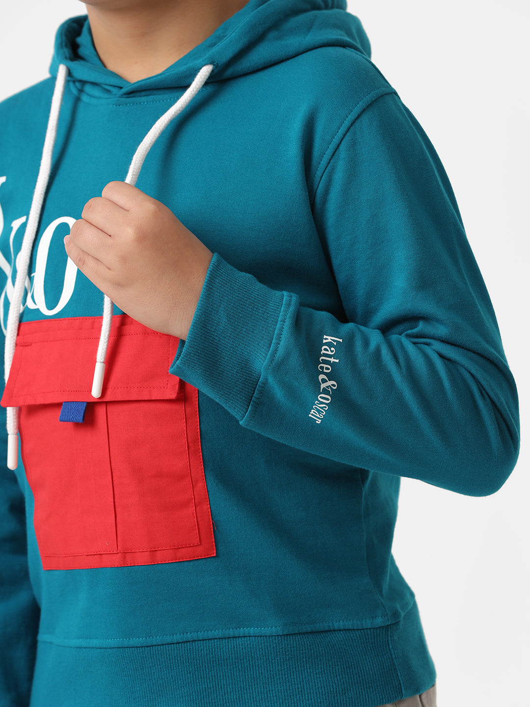 Unisex contrast pocket sweatshirt