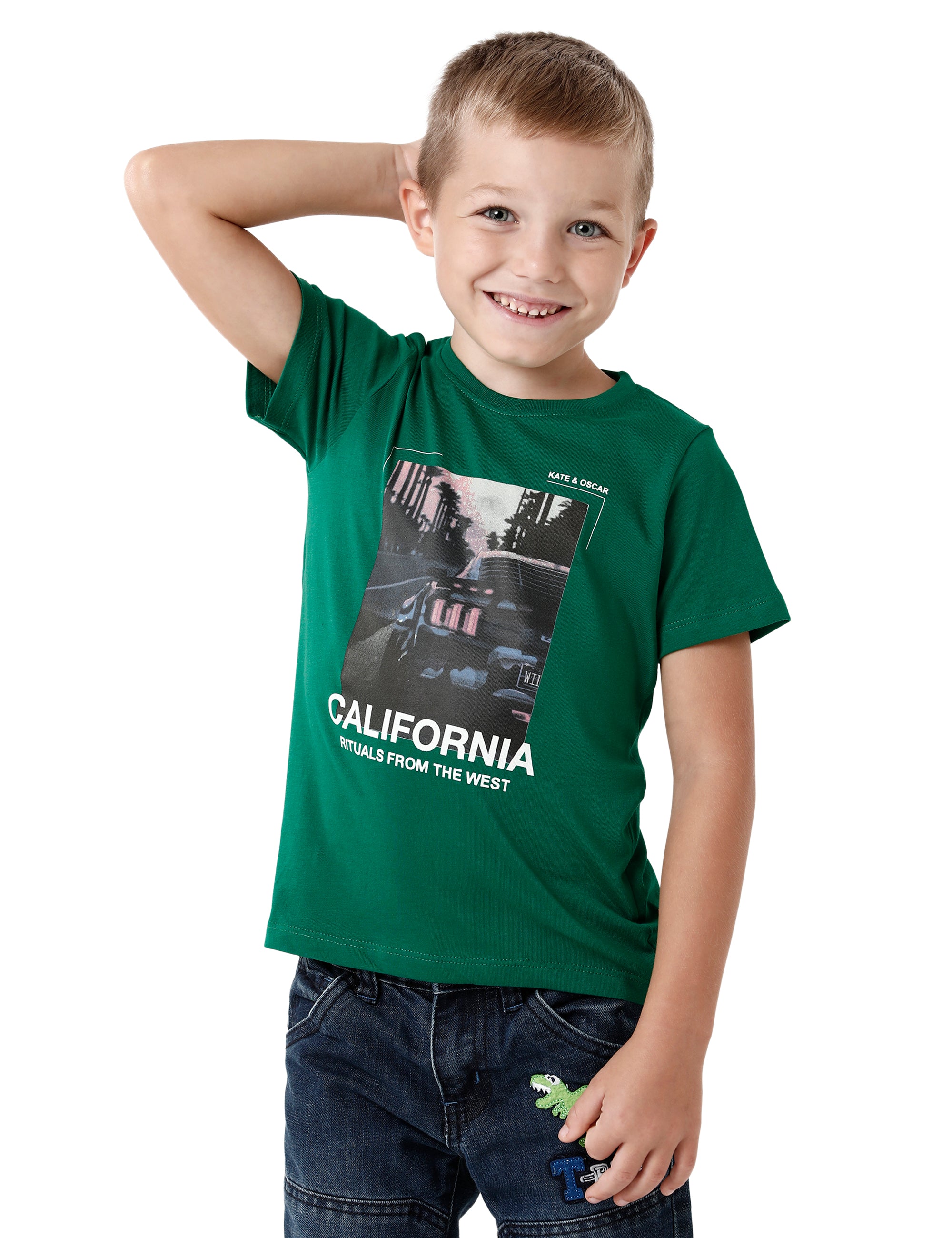 California Green Printed T-Shirt
