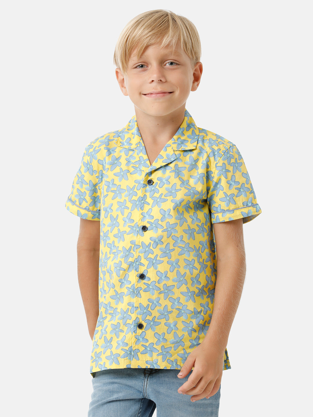 Boys Beach Wear Printed Shirt