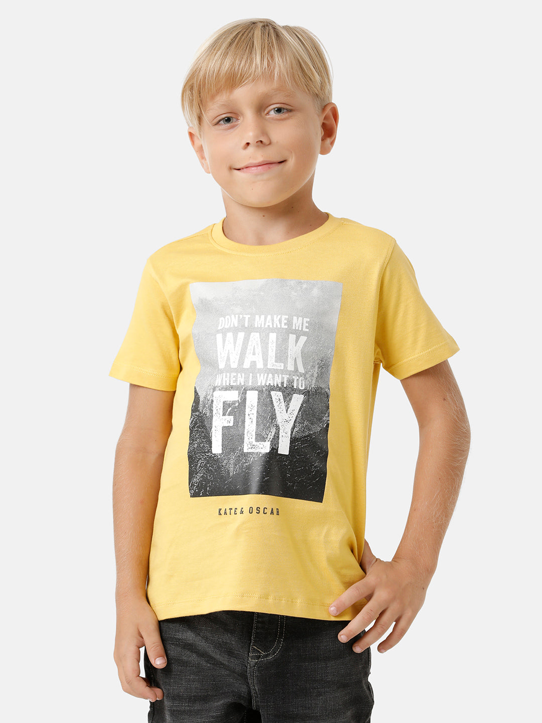 Boys Placement Print T-shirt