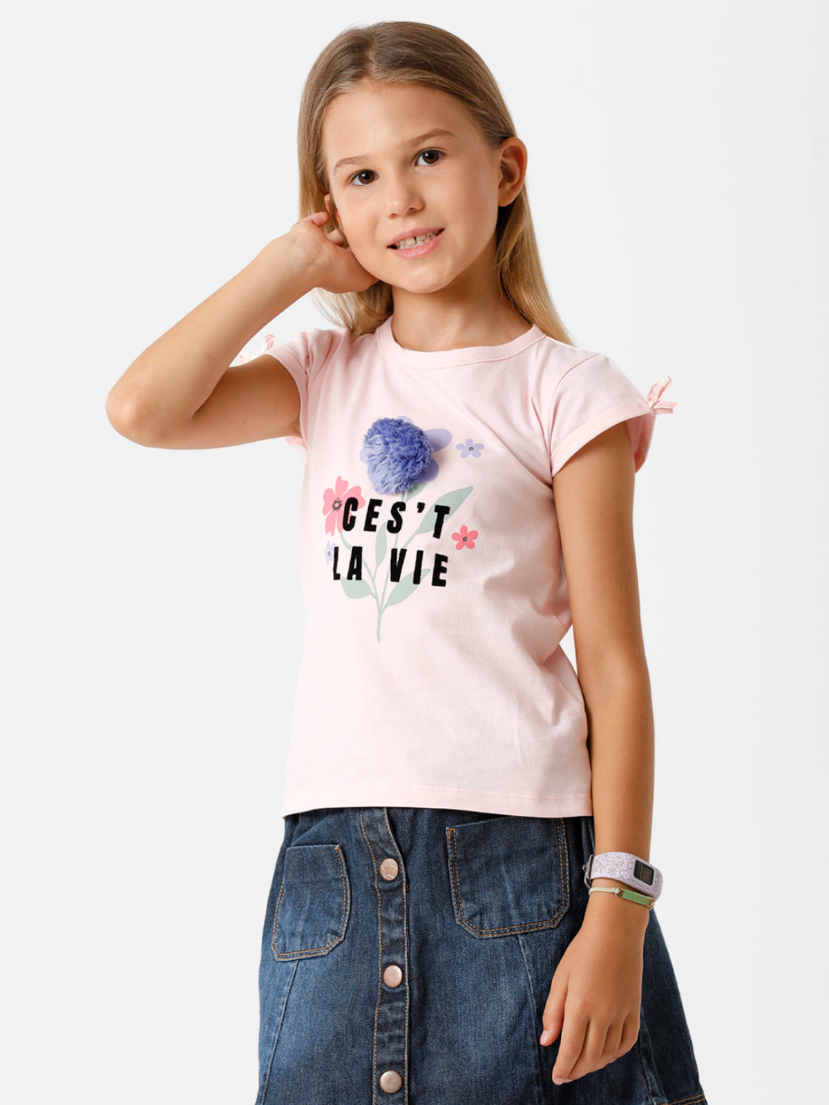 Pretty Pink T-shirt with Print