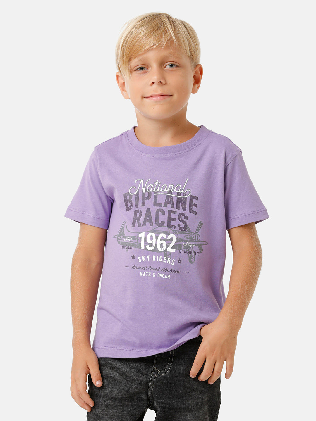 Boys Placement Printed T-shirt