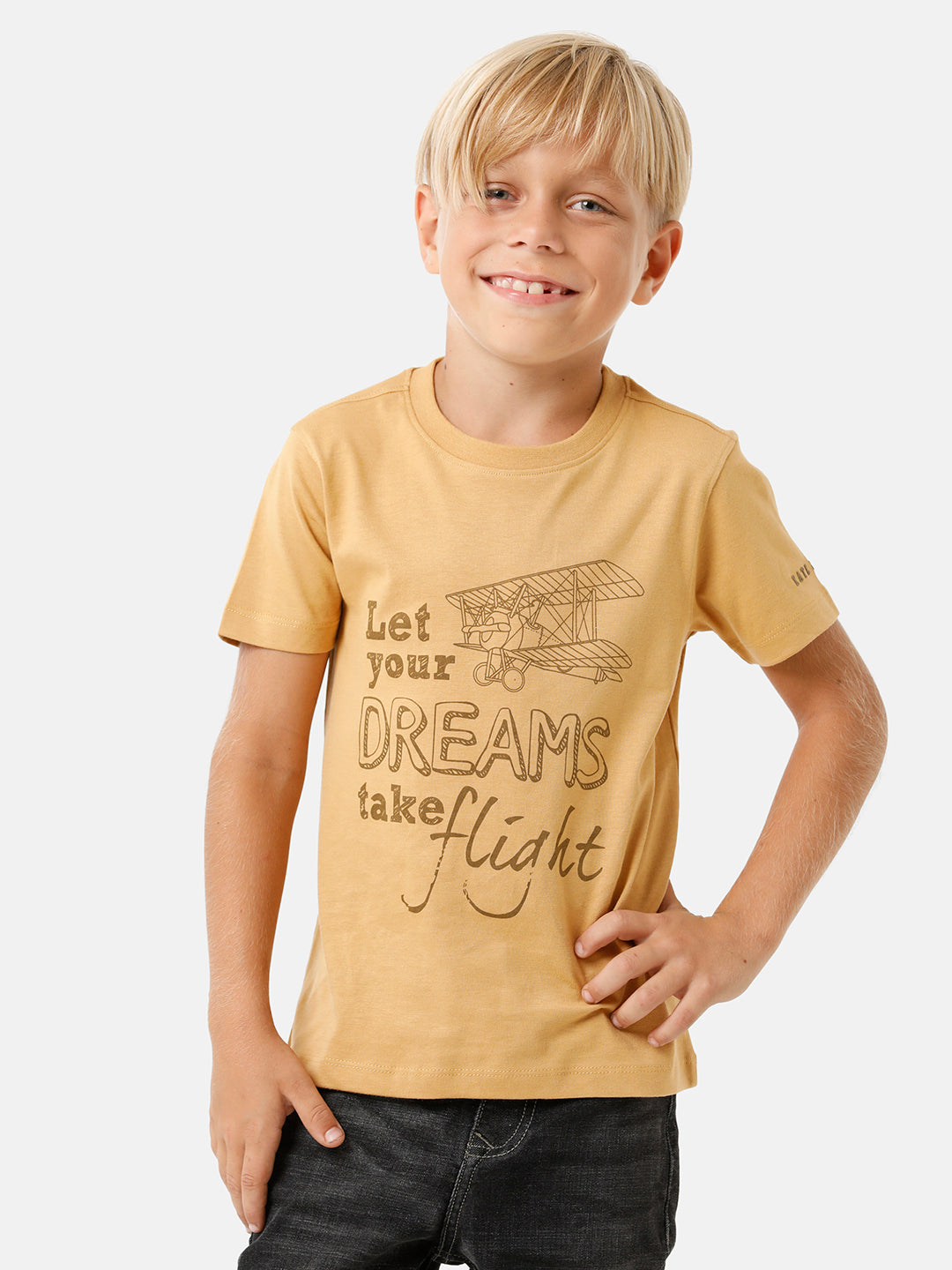 Boys Placement Printed T-shirt