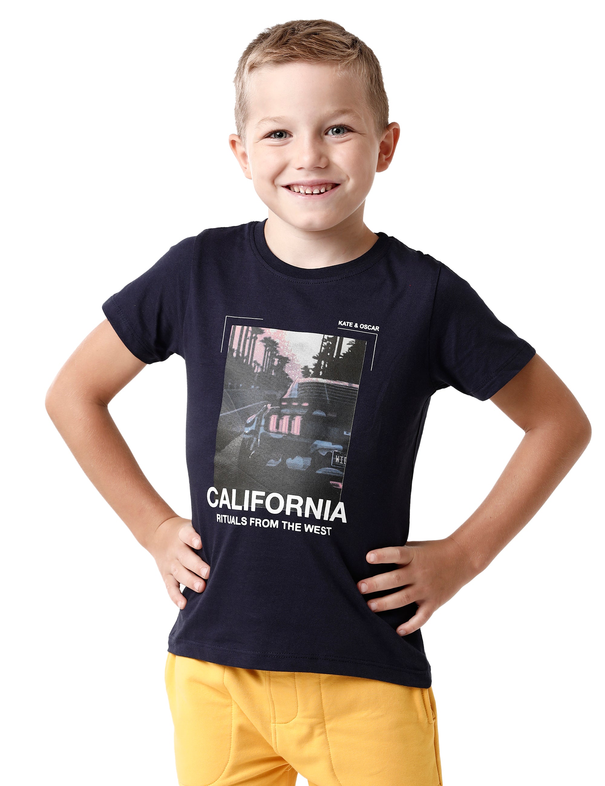California Blue Printed T-Shirt
