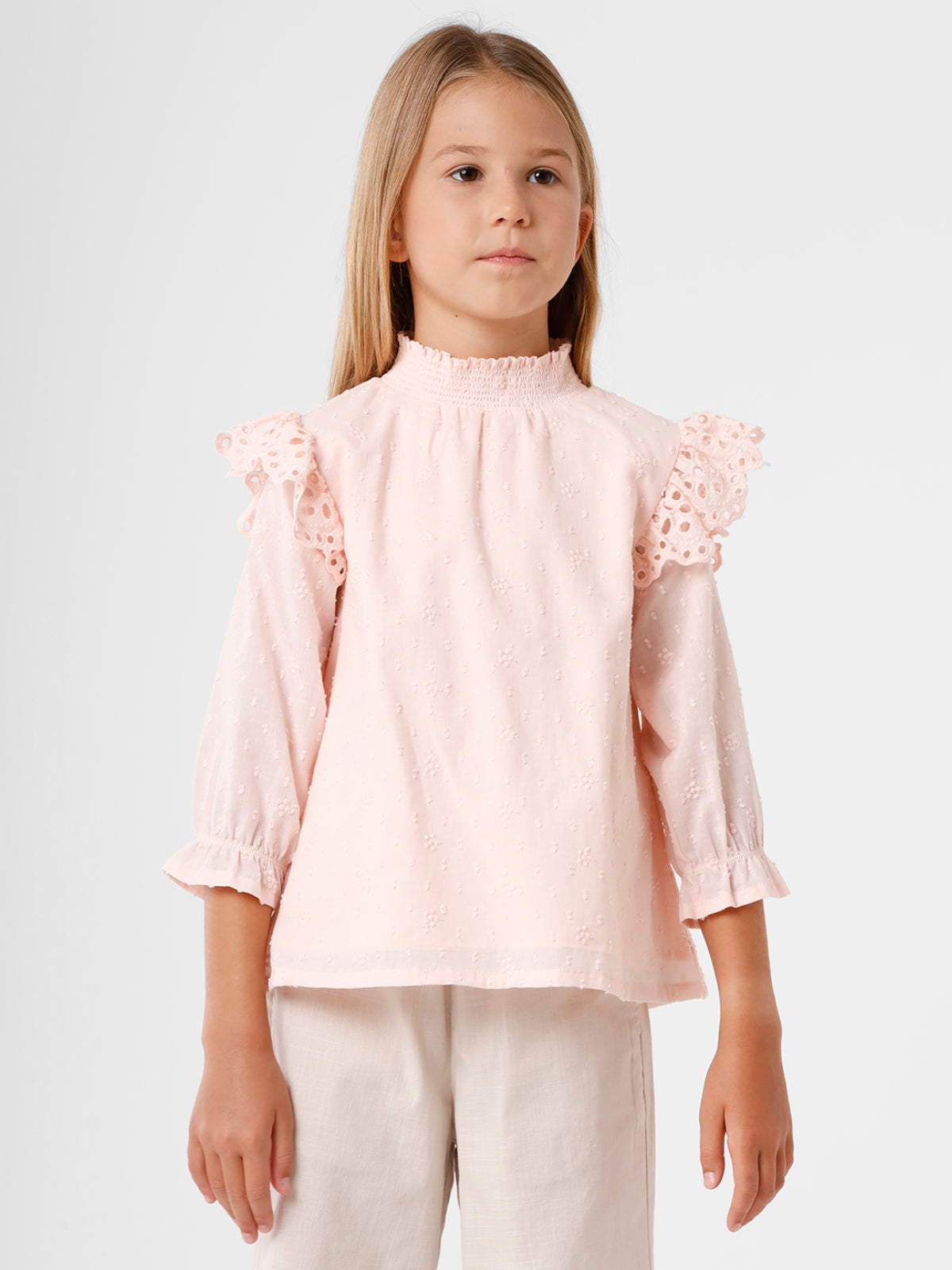 Chifley Top with Ruffle Lace