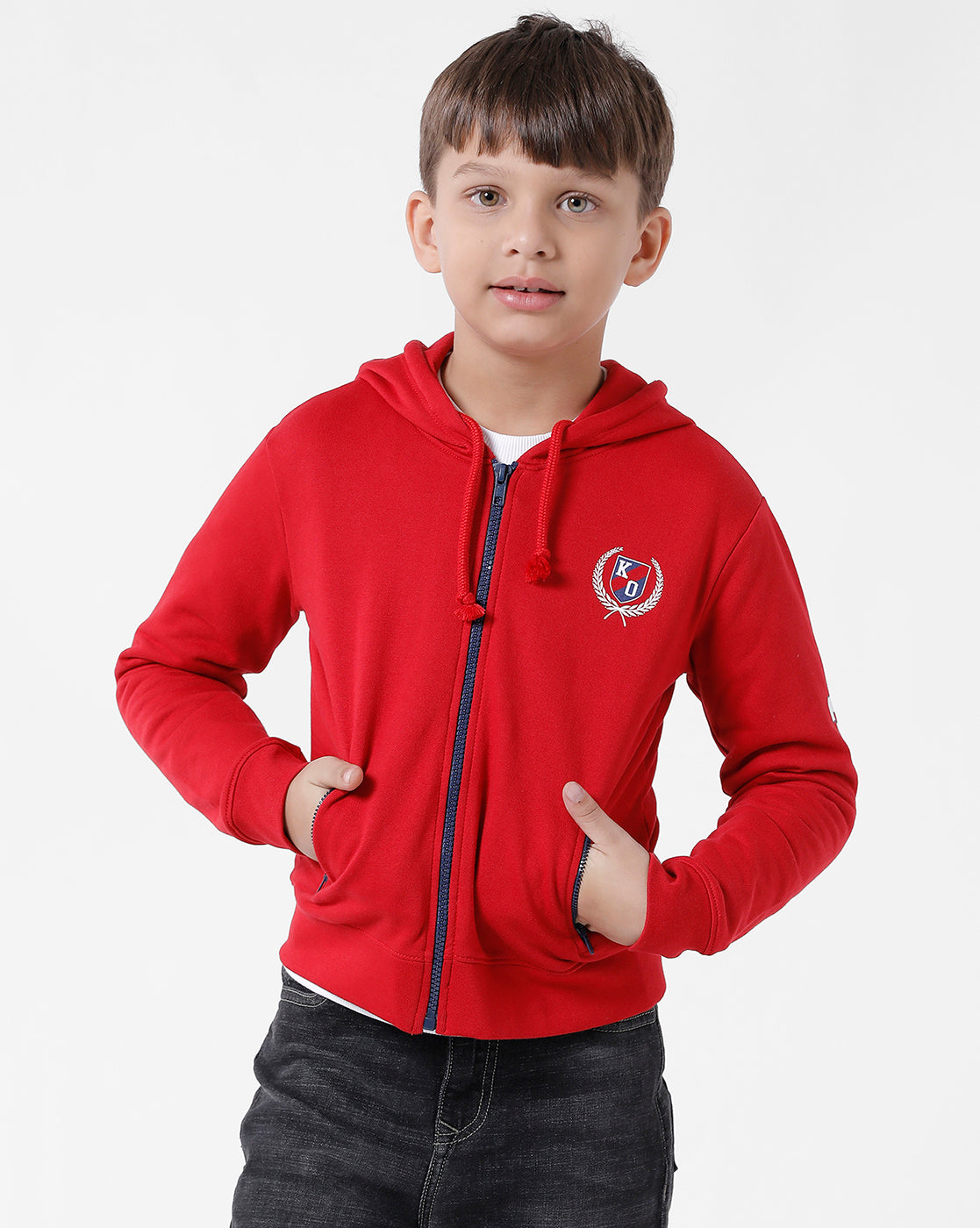Red Hooded Sweatshirt