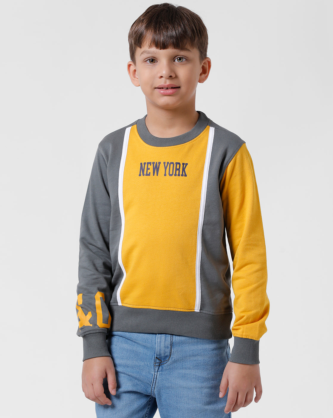 Grey Cut & Sew Sweatshirt
