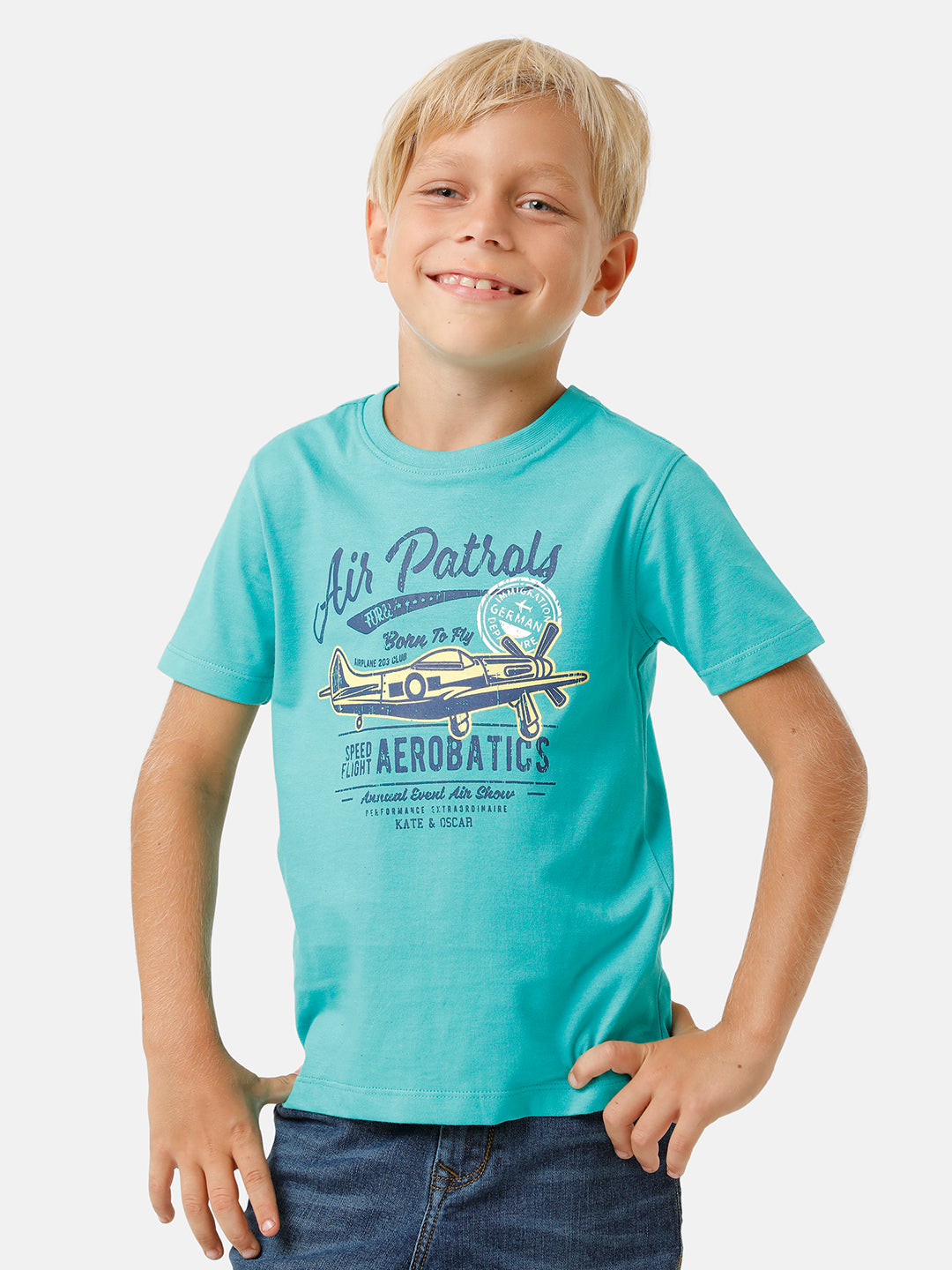 Boys Placement Printed T-shirt