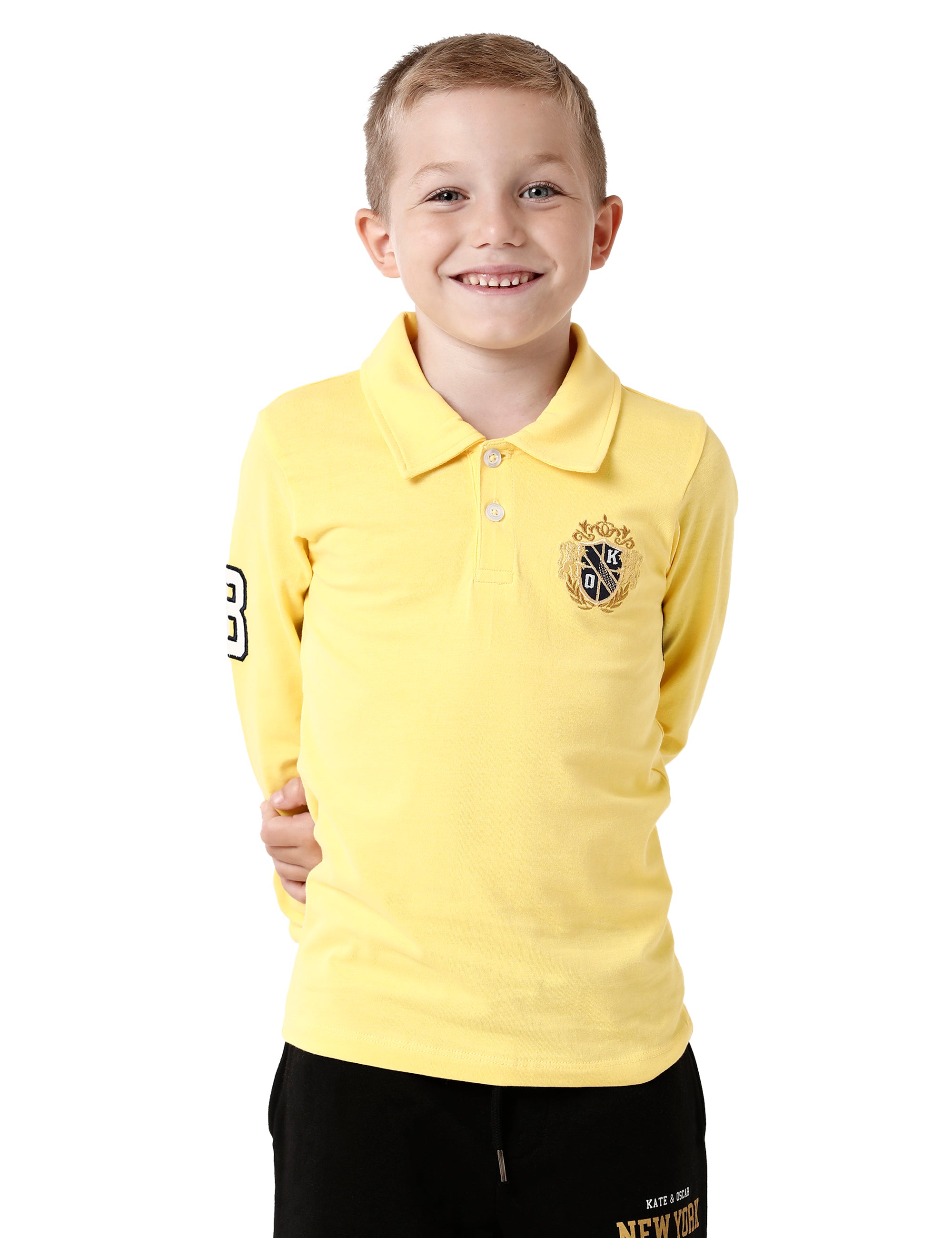 Signature Full Sleeve Yellow T-shirt