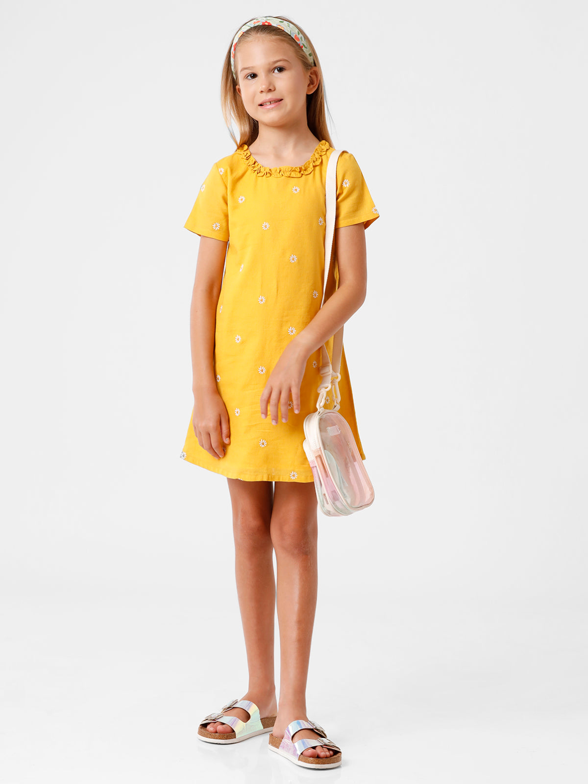 Yellow Basic Dress