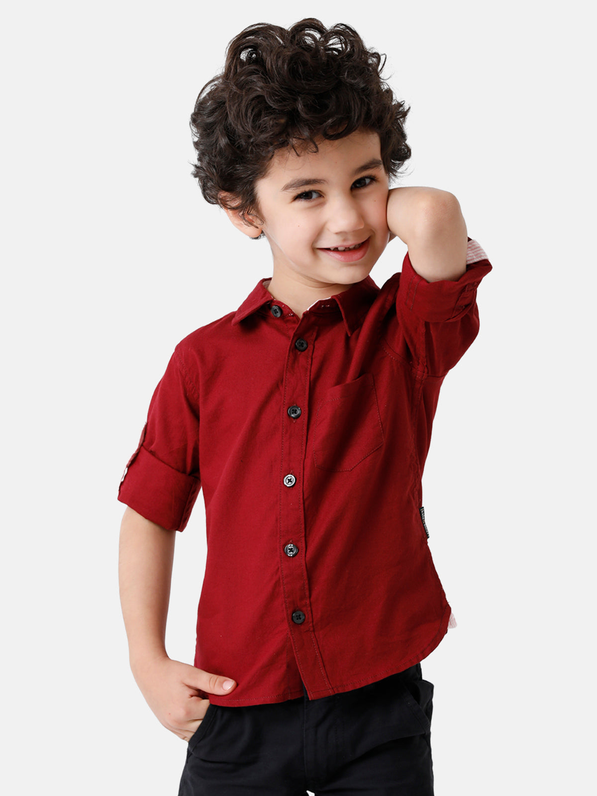 Deep Maroon Full Sleeve Shirt