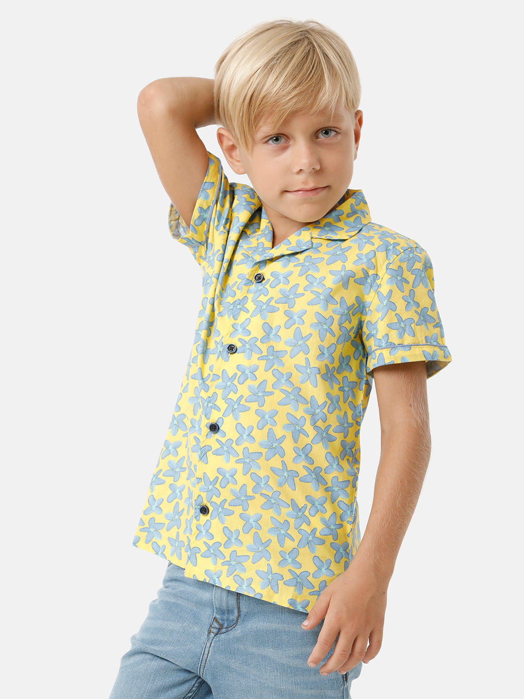 Boys Beach Wear Printed Shirt