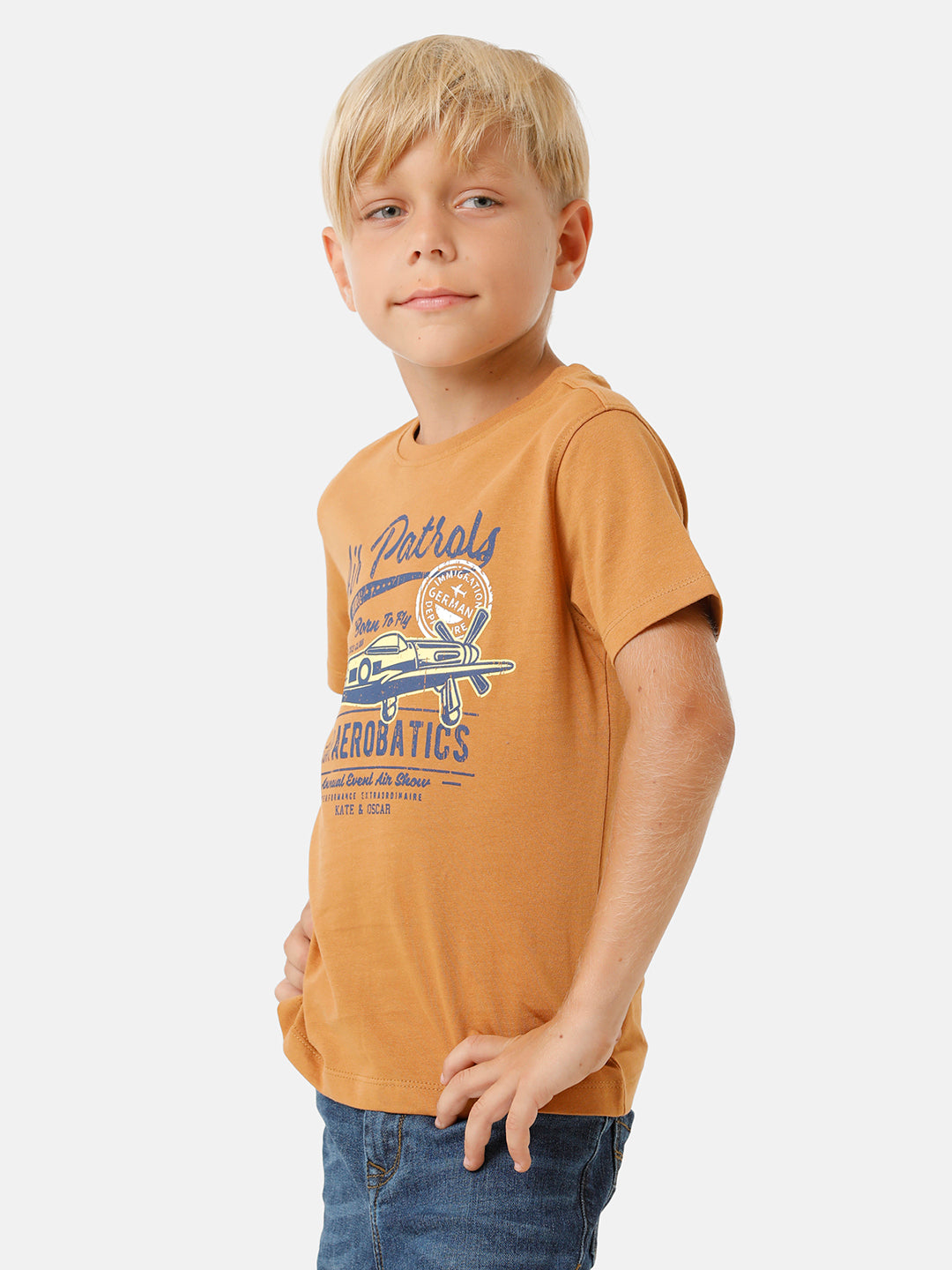 Boys Placement Printed T-shirt
