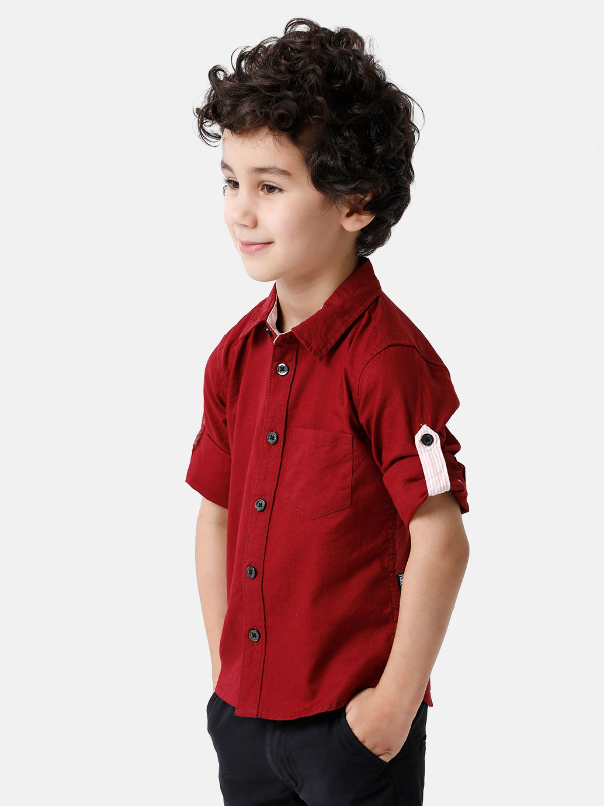 Deep Maroon Full Sleeve Shirt