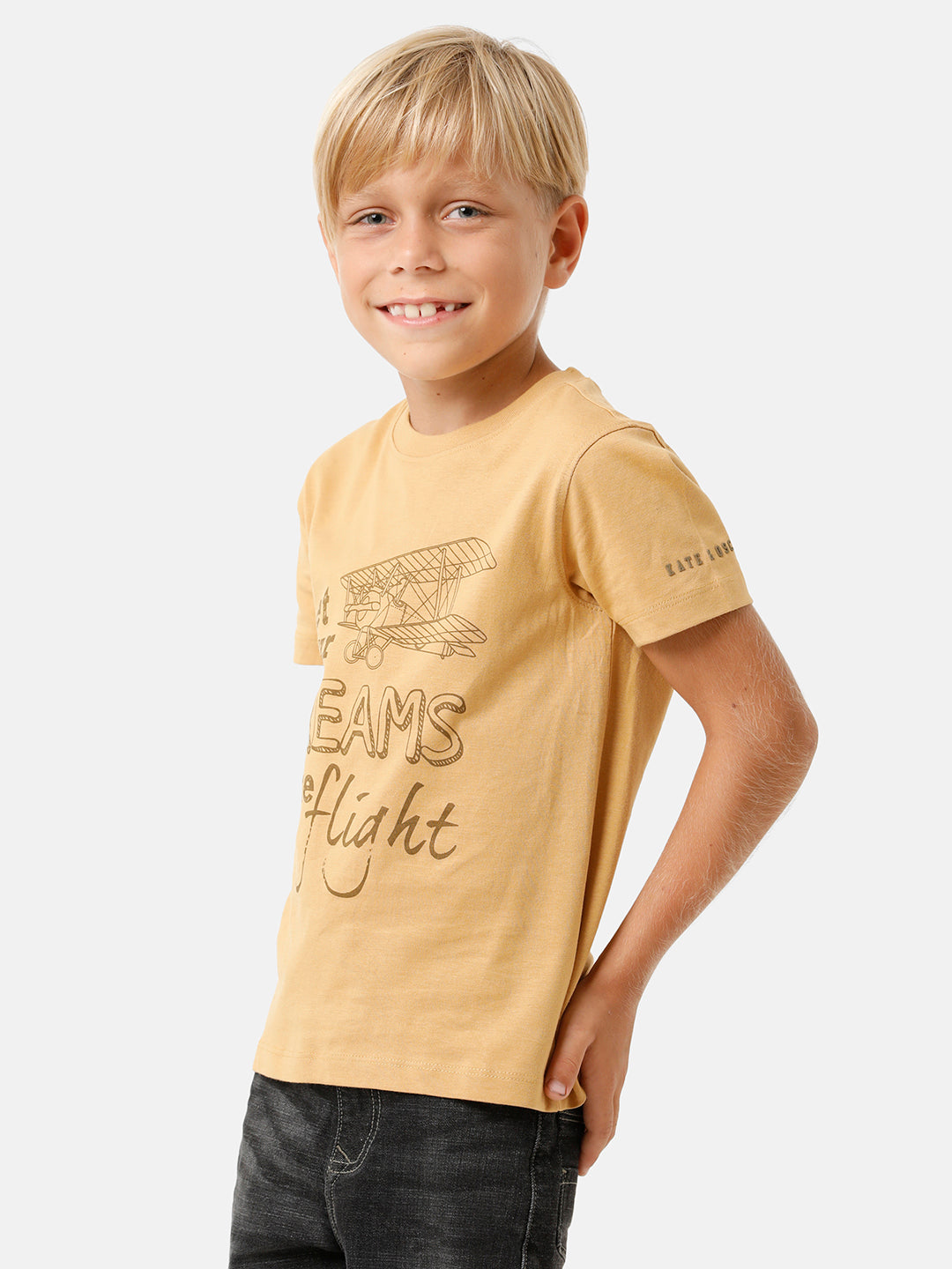 Boys Placement Printed T-shirt