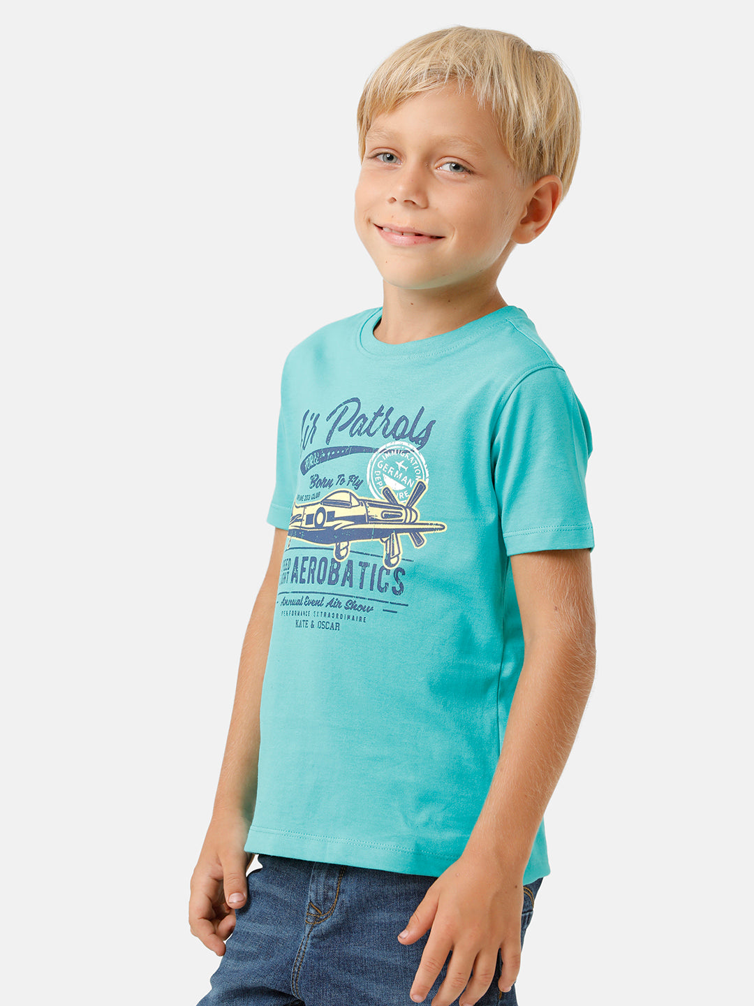 Boys Placement Printed T-shirt