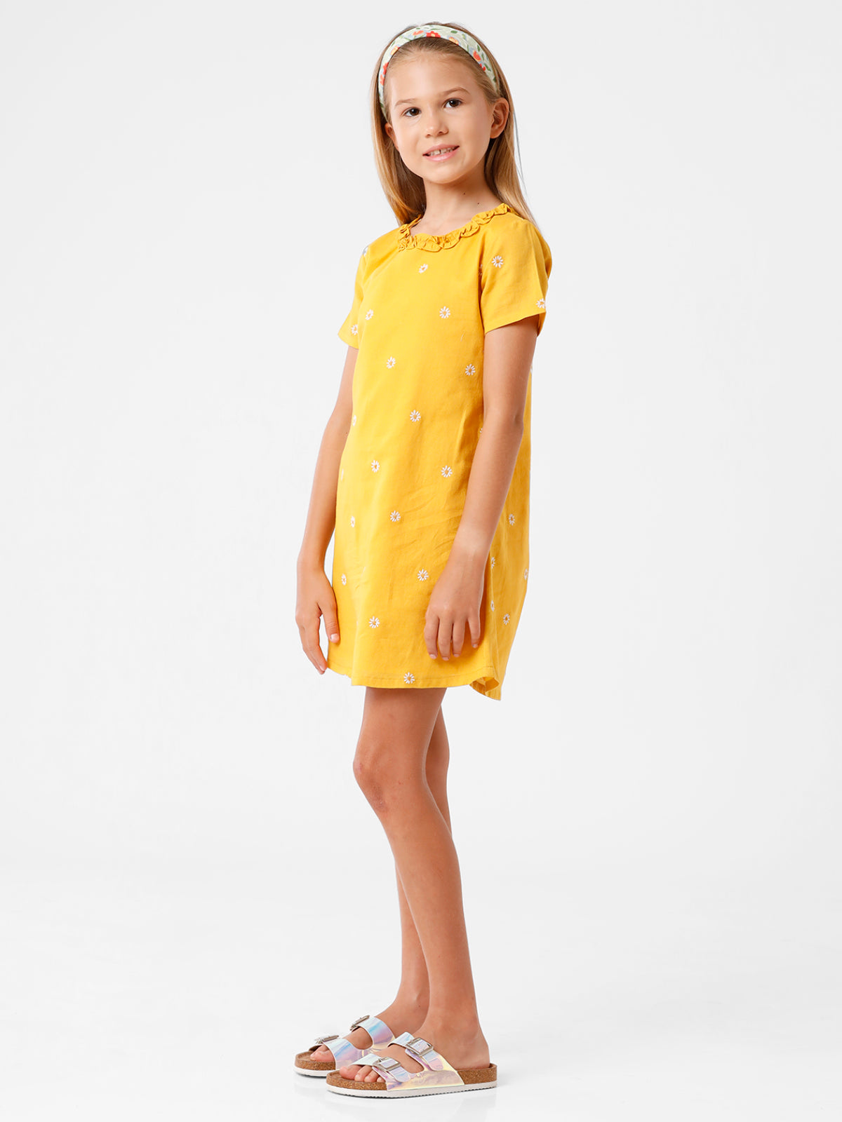Yellow Basic Dress
