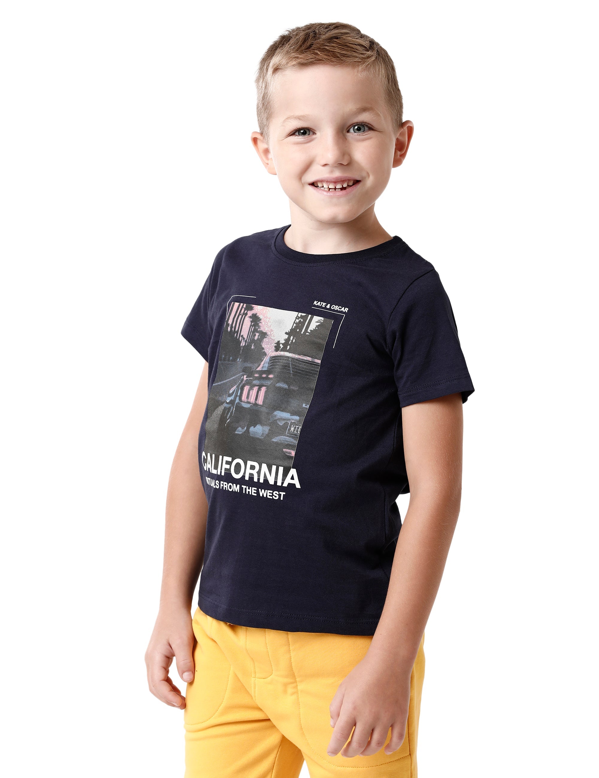 California Blue Printed T-Shirt