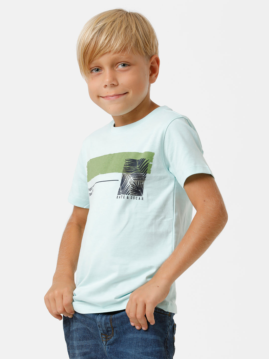 Boys Placement Printed T-shirt