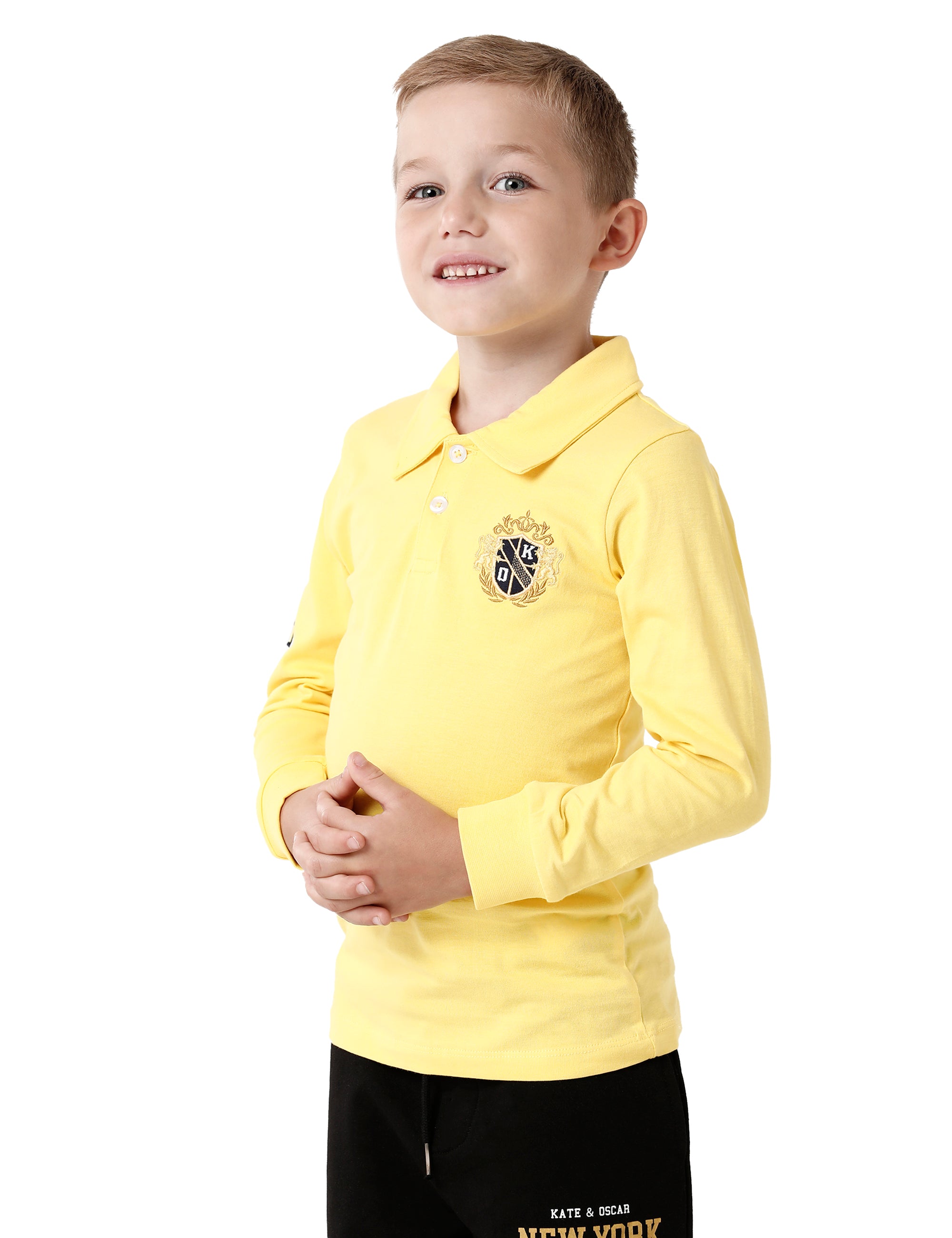 Signature Full Sleeve Yellow T-shirt