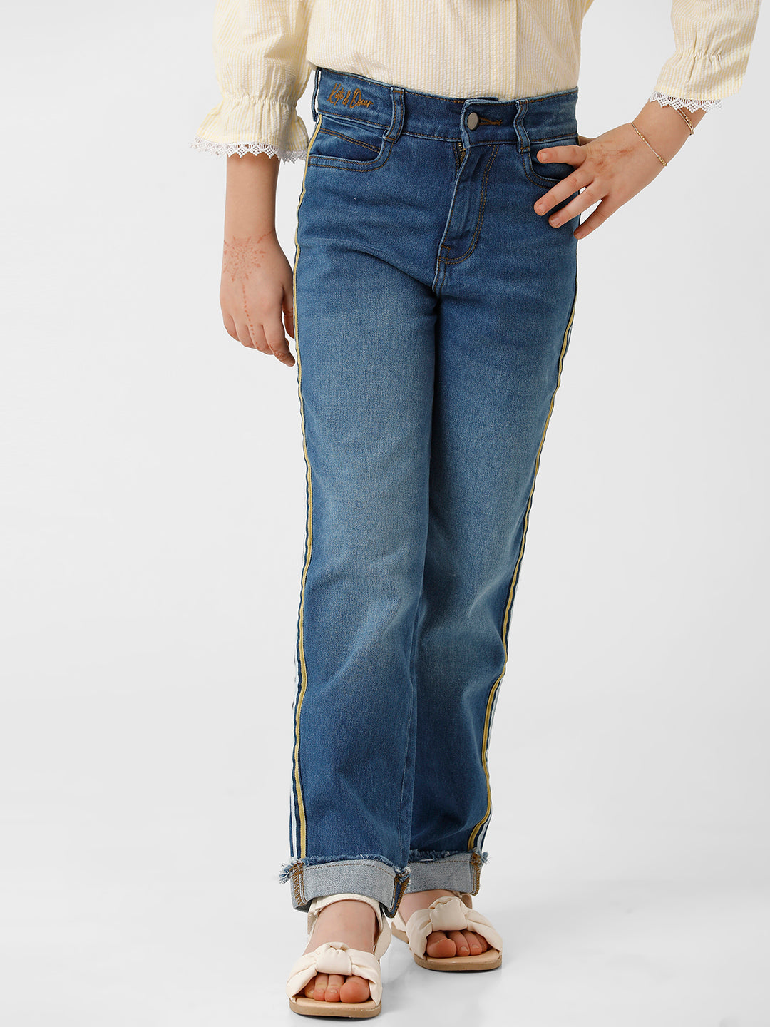 Girls Regular Fit Jeans