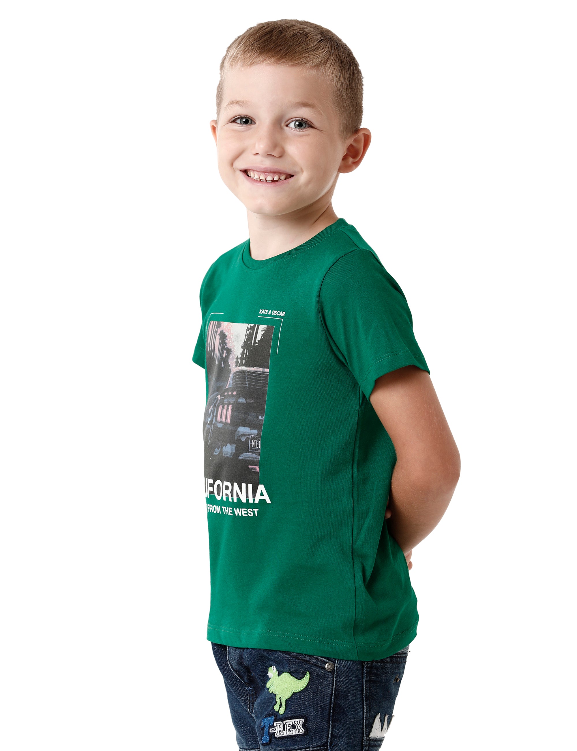 California Green Printed T-Shirt