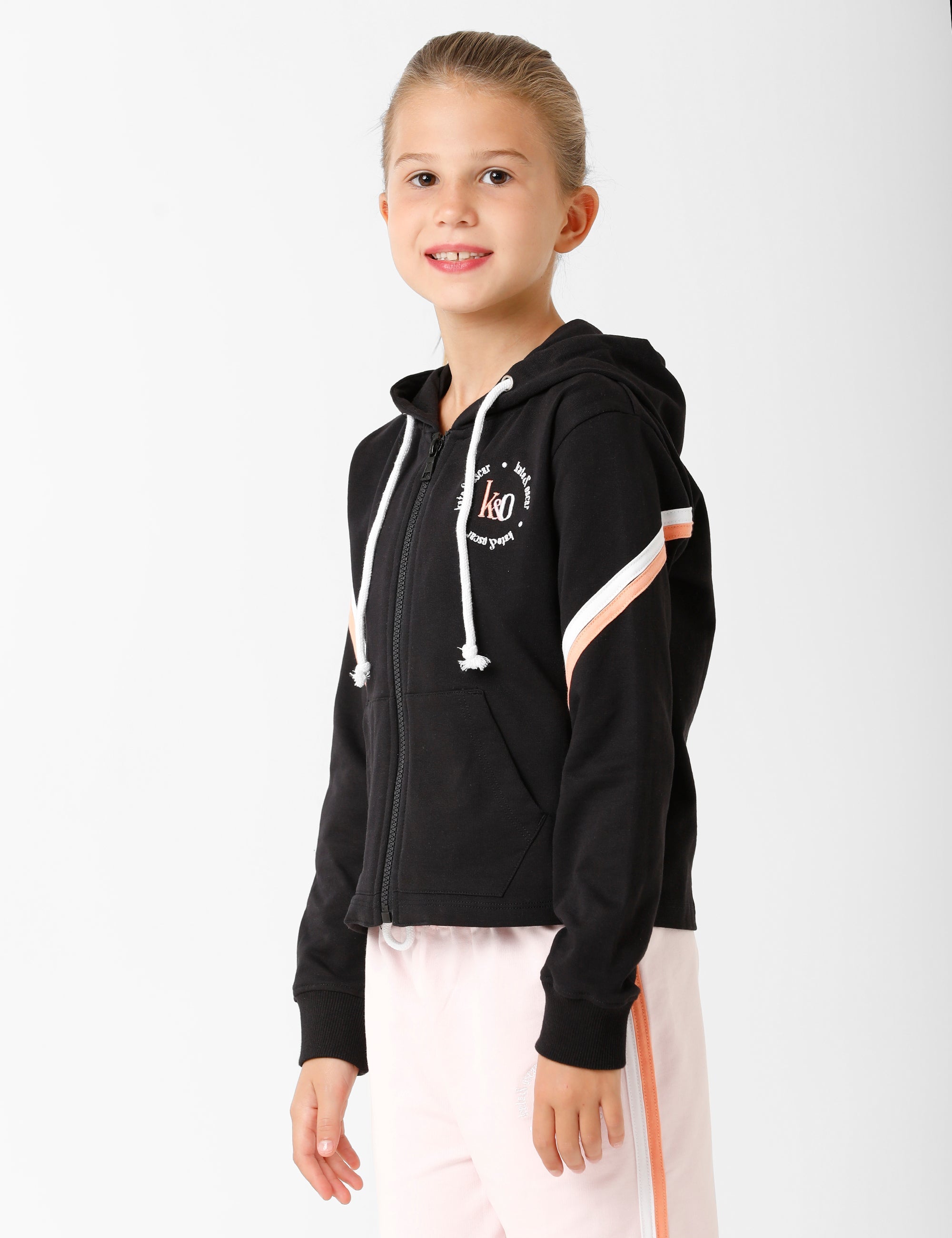 Signature Cut & Sew Black Sweatshirt