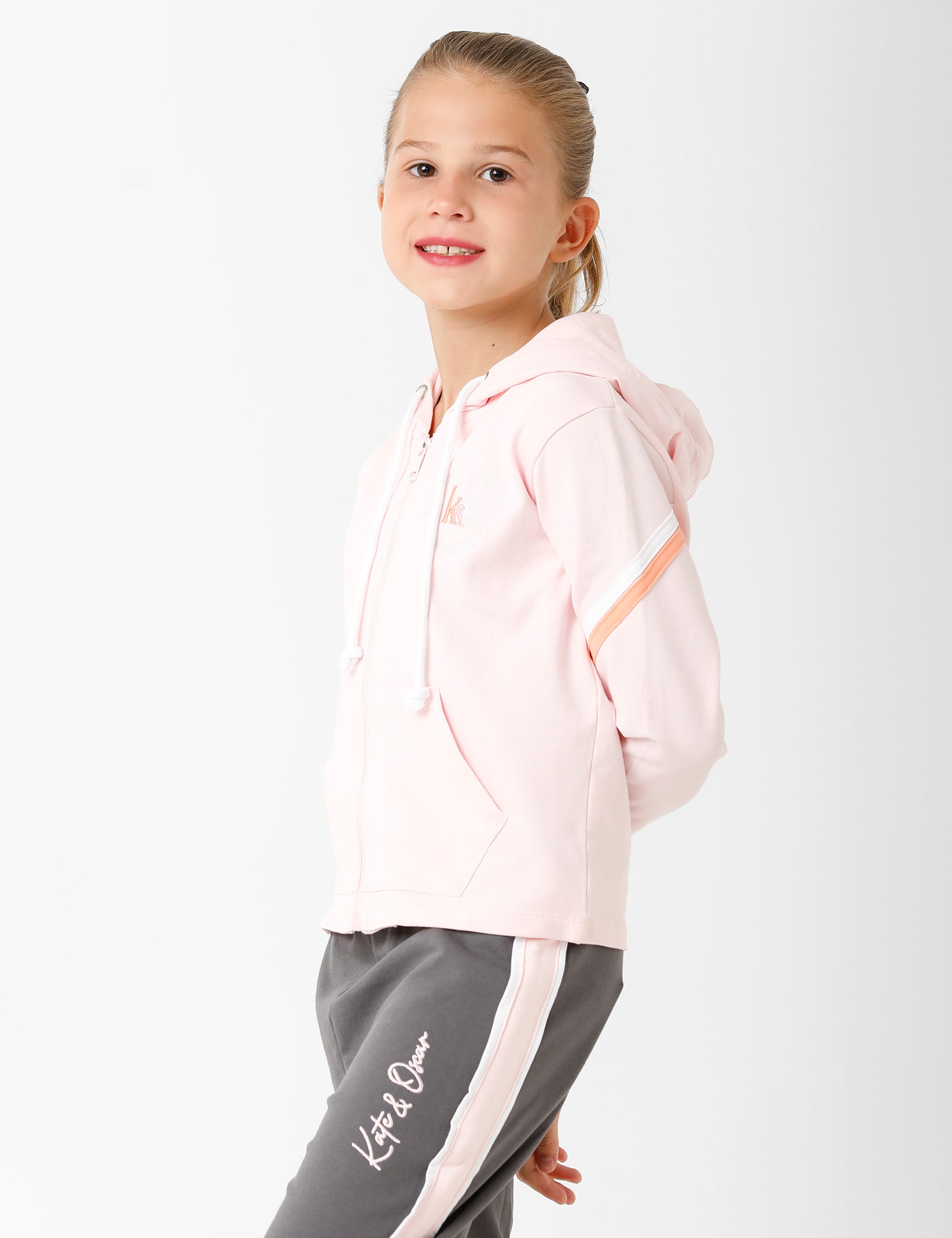 Signature Cut & Sew Pink Sweatshirt