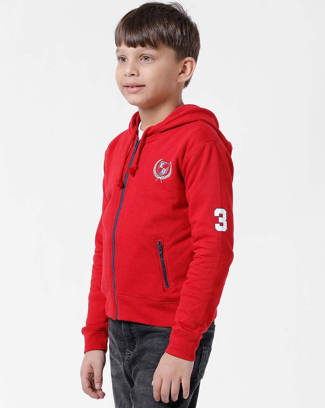 Red Hooded Sweatshirt