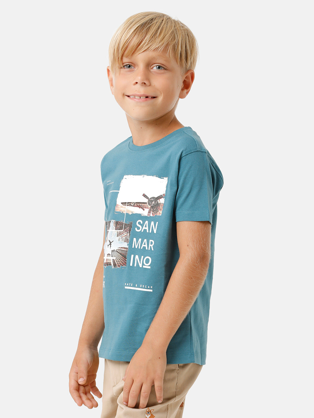 Boys Placement Printed T-shirt