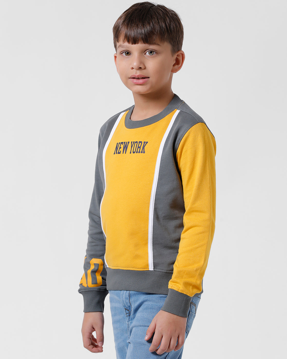 Grey Cut & Sew Sweatshirt